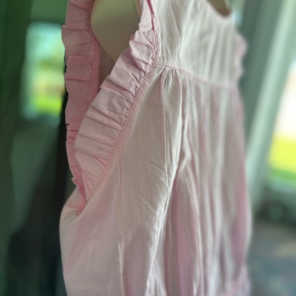 Women's Simply Southern Smocked Blouse in carnation Pink NWT SZ XL, and L - Picture 11 of 12